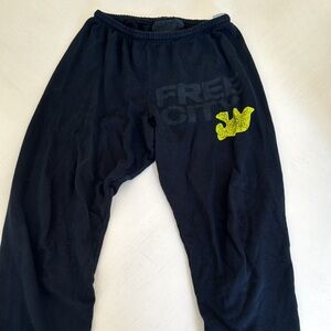 Free city sweatpants black large